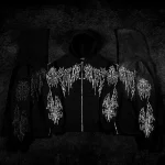 Breathedivinity Abyssal Wraith Oversized Zip up Hoodie [VOID BLACK] (3)