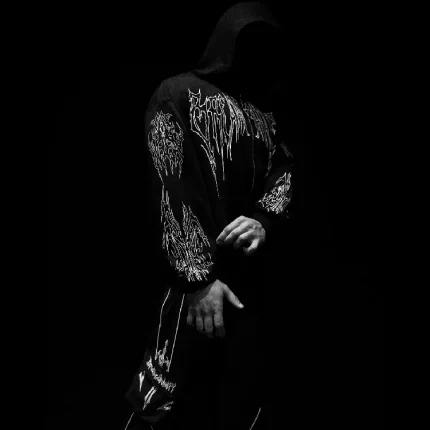 Breathedivinity Abyssal Wraith Oversized Zip up Hoodie [VOID BLACK] (7)