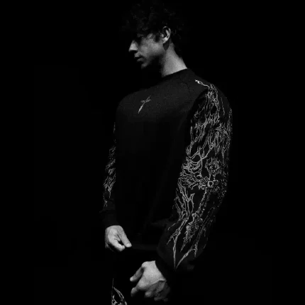 Breathedivinity Archangel Oversized Premium Crewneck [MIDNIGHT] (3)