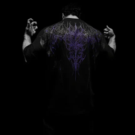 Breathedivinity Bone Splitter Oversized T Shirt [DUSK] (1)