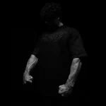 Breathedivinity Bone Splitter Oversized T Shirt [MOONLIGHT BLUE] (2)