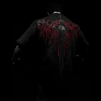 Breathedivinity Bone Splitter Oversized T Shirt [NIGHTMARE] (4)