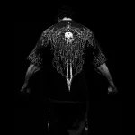 Breathedivinity Bone Splitter Oversized T Shirt [VOID BLACK] (2)