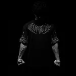 Breathedivinity Bone Splitter Oversized T Shirt [VOID BLACK] (3)