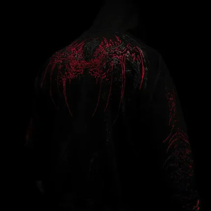 Breathedivinity Dragon Soul Oversized Pullover Hoodie [Inferno] (2)