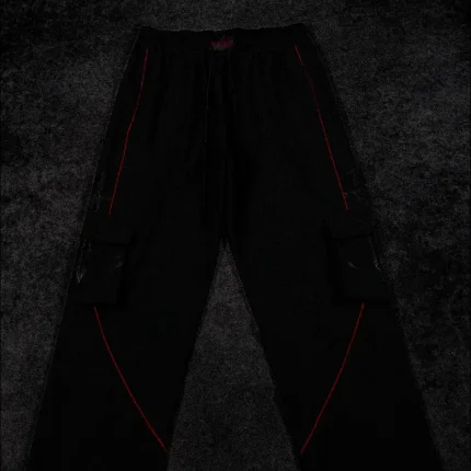 Breathedivinity Excalibur Uncuffed Cargo Sweatpants Black (3)