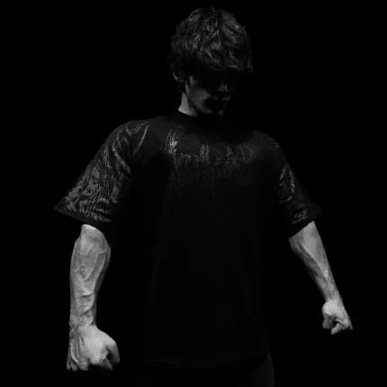 Breathedivinity Hellfire Oversized T Shirt [Darkness] (1)
