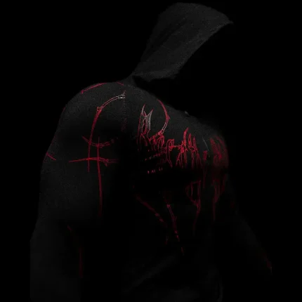 Breathedivinity Void Tech™ Hollow Knight Hoodie Compression [NIGHTMARE] (4)