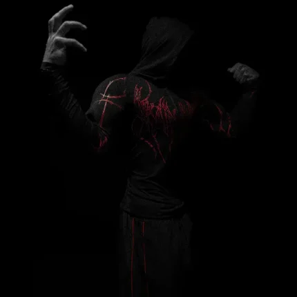 Breathedivinity Void Tech™ Hollow Knight Hoodie Compression [NIGHTMARE] (5)