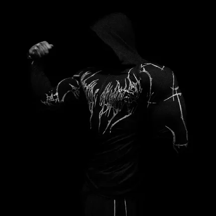 Breathedivinity Void Tech™ Hollow Knight Hoodie Compression [ORIGINAL] (5)