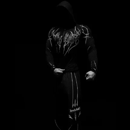 Breathedivinity Void Tech™ Hollow Knight Hoodie Compression [ORIGINAL] (6)