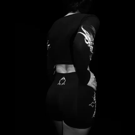 Breathedivinity Women’s Void Tech™ Archangel Seamless Shorts (2)
