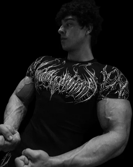 Void Tech™ Corrupted Short sleeve Compression [VOID BLACK] ||