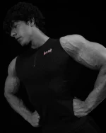 Void Tech™ Eternal Quarter zip Cut off Compression [BLOSSOM PINK] (2)