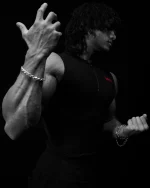 Void Tech™ Eternal Quarter zip Cut off Compression [NIGHTMARE] (2)