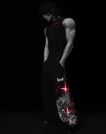 Void Tech™ Eternal Quarter zip Cut off Compression [NIGHTMARE] (3)