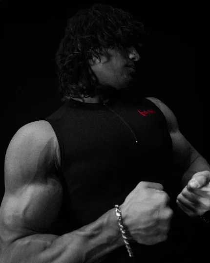 Void Tech™ Eternal Quarter zip Cut off Compression [NIGHTMARE]