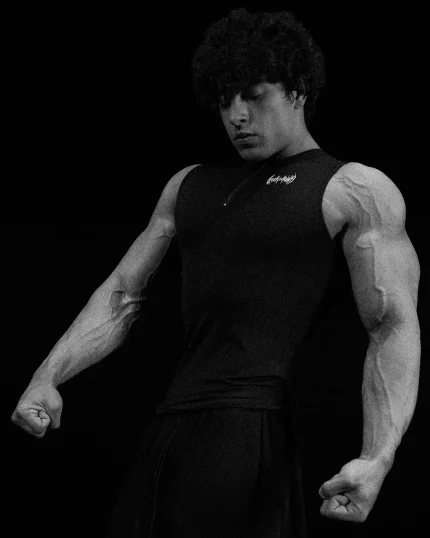 Void Tech™ Eternal Quarter zip Cut off Compression [Void black] (1)