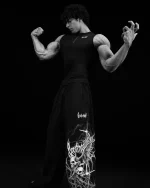 Void Tech™ Eternal Quarter zip Cut off Compression [Void black] (2)