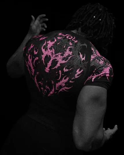 Void Tech™ Infernal Short sleeve Compression [BLOSSOM PINK] (1)